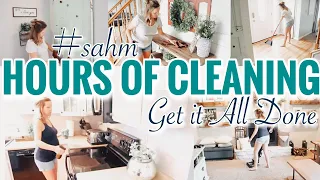 REALISTIC CLEAN WITH ME / SAHM EXTREME CLEANING MOTIVATION / HOURS OF CLEANING / GET IT ALL DONE!