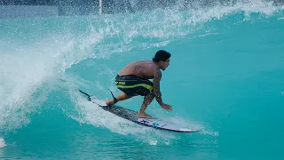 Gabriel Medina ripping it at Surf Abu Dhabi