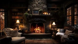 🔥Wintertime Whispers:  Deep Sleep Instantly with  Fireplace Sounds | ASMR