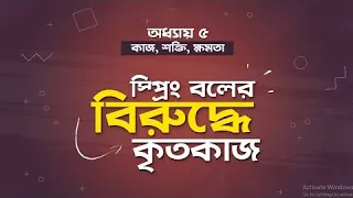 অধ্যায় ৫ - কাজ, শক্তি ও ক্ষমতা: স্প্রিং বলের বিরুদ্ধে কৃতকাজ [HSC]