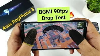 Asus Rogphone 3 BGMI 90fps Drop Test Using X Mode| Trigger testing 😍😍😱