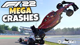 F1 22 MEGA CRASHES #1