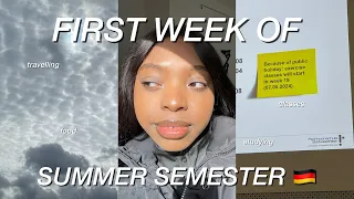 FIRST WEEK OF SUMMER SEMESTER IN GERMANY