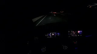 VW Golf 8R | POV Autobahn-Blast | 270+ Km/h | Akrapovic | Nighttime