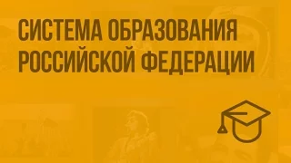 Система образования Российской Федерации. Видеоурок по обществознанию 8 класс