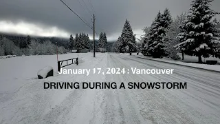 Snowstorm Hits Metro Vancouver: January 17, 2024