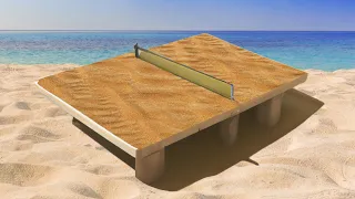 This Table is Made out of SAND