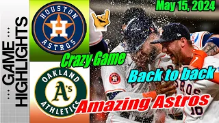 Astros vs Athletics [Highlights TODAY] Astros beat the Athletics and Astros think they’re “back” 🤘🤘🤘