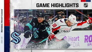 Capitals @ Kraken 11/21/21 | NHL Highlights