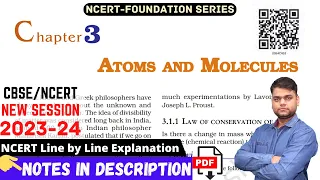 Atoms and Molecules - Class 9 Science Chapter 3 [Full Chapter]