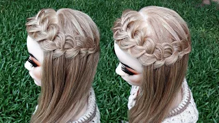 Trenzas combinadas | trenzas fáciles | La reina de las trenzas