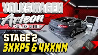 Volkswagen Arteon 2.0 TSI  | Software Stage 2 + Downpipe | 100-200 km/h - Dyno | mcchip-dkr