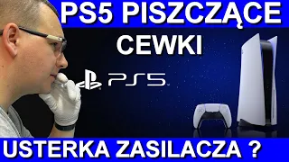 PS5 PISZCZĄCE CEWKI. WADA FABRYCZNA KONSOLI PS5 :/ Naprawa zasilacza pomoże ? CoilWhine fix ?