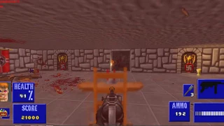 Escape From Brutal Wolfenstein Gameplay PC Floor 1-1 I am Death incarnate Enemies are very murderous