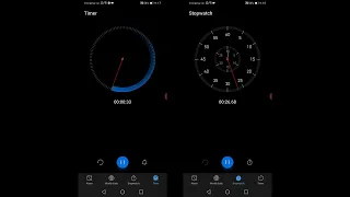 Timer vs Stopwatch Sound & Alarm Alert (Huawei)
