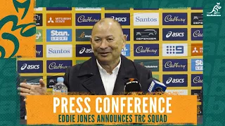 Eddie Jones announces TRC Squad | Press Conference