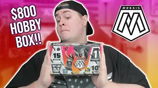 *ONLY* $800 PER BOX!! 🙄🙄 |  2020-21 Panini Mosaic NBA Hobby Box Review