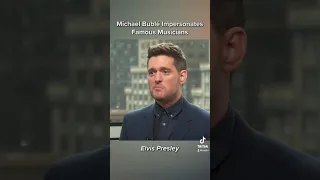 @michaelbuble Does Funny Impressions of @FrankSinatra and @officialdeanmartin #shorts