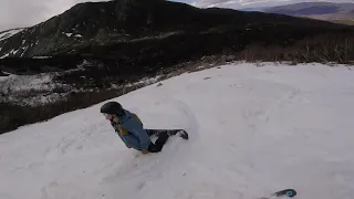 Skiing Hillman's Highway, Mt. Washington