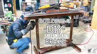 Building a DIY sheet metal brake