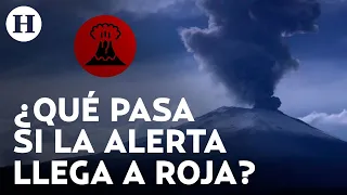 Vulcanóloga de la UNAM explica qué sucedería si el volcán Popocatépetl sube a alerta roja fase 1