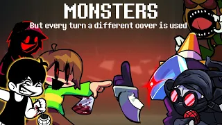 Monster Mash (Monsters but every turn a different cover is used!)