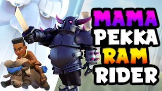 Clash Royale - BIG MAMA PEKKA RAM RIDER SPAM DECK AND YA BOY PULLED OUT SOME NICE VICTORIES!