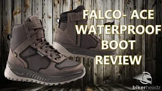 FALCO Ace Waterproof Urban Motorcycle Boot 4K Video | Bikerheadz.co.uk
