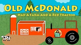 Старый Макдональд имел ферму и красный Тракторные потешки Kids