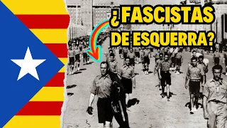 El desfile ¿fascista? de los escamots de las Joventuts d’Esquerra Republicana-Estat Català