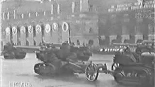 Парад Победы 24 нюня 1945 года. Полная черно-белая версия. Victory parade June 24 1945.