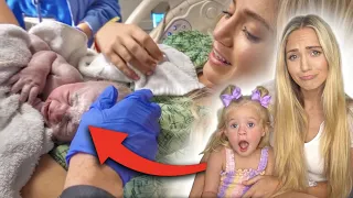 2 Year Old Posie Reacts To Her Birth Video! *SO CUTE*