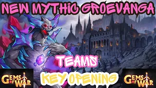 NEW MYTHIC Groevanga Teams & Key Opening....Arena?... | Gems of War Live 5/3/2024