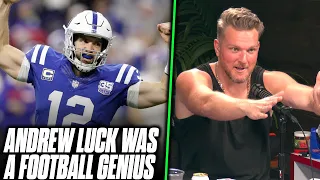 Pat McAfee Reacts To Story About How Advanced Andrew Luck Was Coming Into The NFL