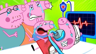 Oh No!! Peppa Pig Got Sick, Mommy! | Peppa Pig Funny Animation