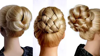 Quick & Easy BRAIDED BUNS Step by Step Tutorial! ★ 2 minute hairstyle ★