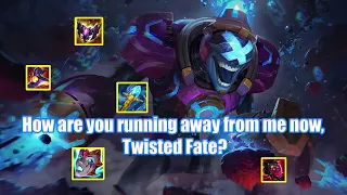 How are you running away from me now, Twisted Fate?