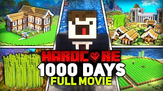 I Survived 1000 Days of Hardcore Minecraft [FULL MOVIE]