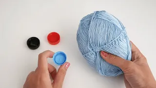 ✅ I made 50 in one day and sold them all! Super Genius Idea with Plastic Bottle Cap and Wool