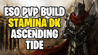 ESO Stamina Dragonknight PvP Build & Gameplay (Ascending Tide)