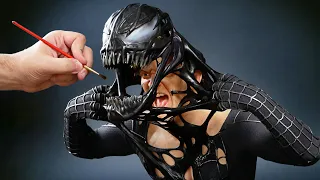 Spider-Man / Venom Sculpture Timelapse  -  Spider-Man 3