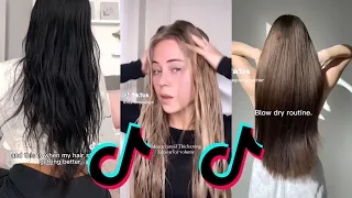 Hair care and growth tips || TikTok Compilation ✨  AESTHETIC #1