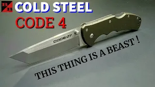 Cold Steel Code 4 Review Results After Rain/Sharpening/Being dropped. You name it.