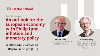 An outlook for the European economy with Philip Lane (ECB) - inflation and monetary policy