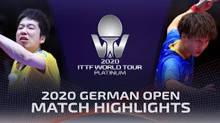 Jun Mizutani vs Lin Gaoyuan | 2020 ITTF German Open Highlights (1/4)