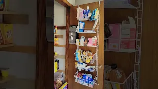 Cute pantry! #clean #shortsyoutube  #declutter #beforeandafter #organizer #pantrychallenge #shorts