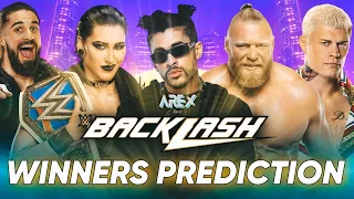 WWE Backlash 2023 - Winners Prediction