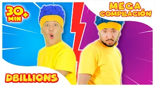 Héroes DB falsos | MEGA Compilación | D Billions Canciones Infantiles