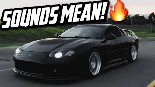 Mitsubishi 3000GT VR4 gets LOUD Exhaust!! (SO GOOD!)