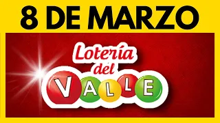 Resultado LOTERIA del VALLE MIERCOLES 8 de marzo de 2023 💰🚨